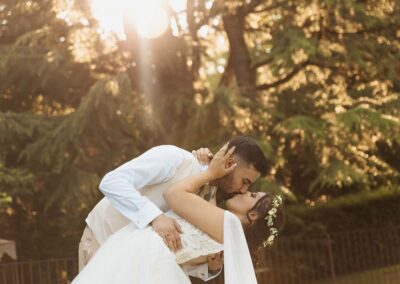 Allestimento floreale matrimonio sposi