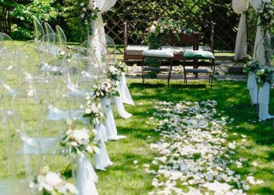 Allestimento floreale cerimonia matrimonio